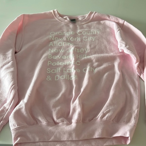 Gildan Tops - Real Housewives pink sweatshirt
